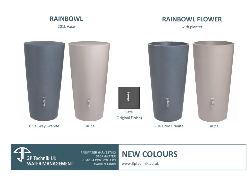 New Contemporary Colours for Decorative Water Butts 2019