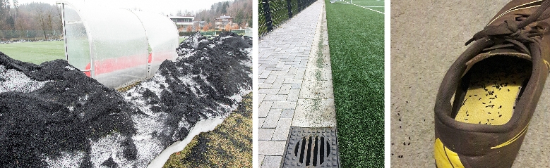 Ways that artificial turf rubber crumb plastic ipollutes the environment.