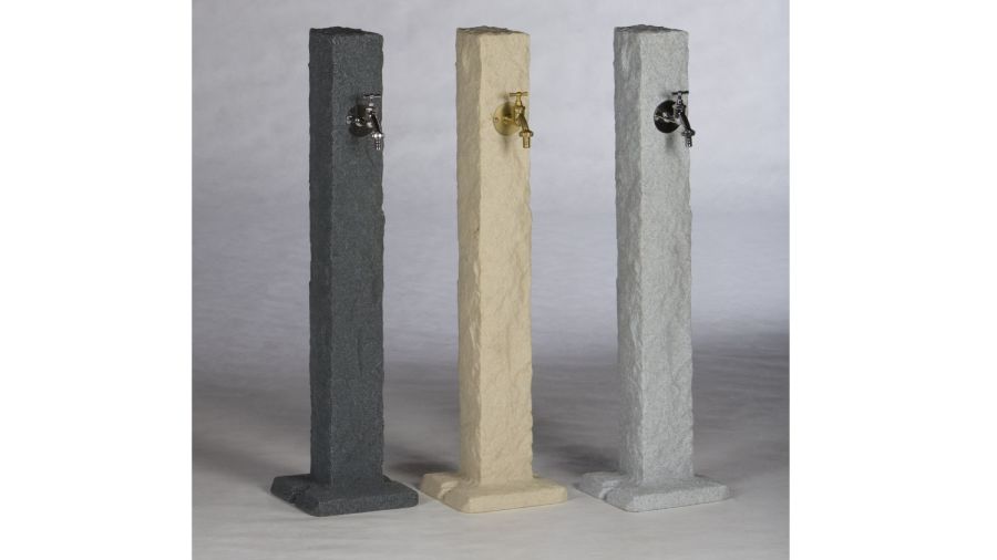 Natural Stone Effect Watering Post in 3 stone colours