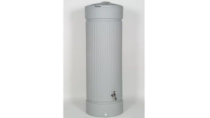 Column 500 Litre Water Butt. Colour: Grey