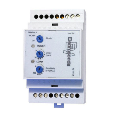 DIN Rail Mounted Level Controller with Adjustable Sensitivity and Time Delay – Electroprobe EV