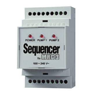 DIN Rail Mounted Pump Sequencer 2